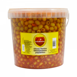 Olives Vertes Piquantes Denoyautées 7kg